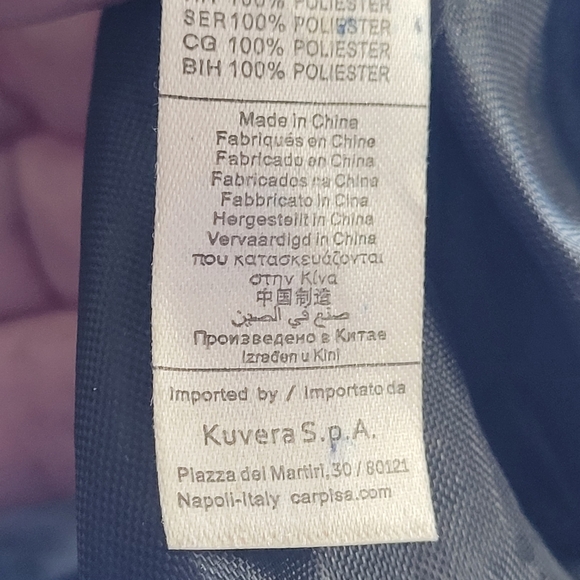 Carpisa Italian Red PVC Tote - Picture 12 of 12